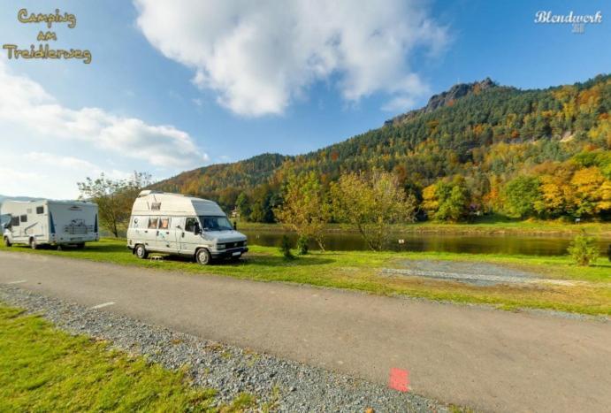 Campingplatz Am Treidlerweg Königstein an der Elbe Kültér fotó