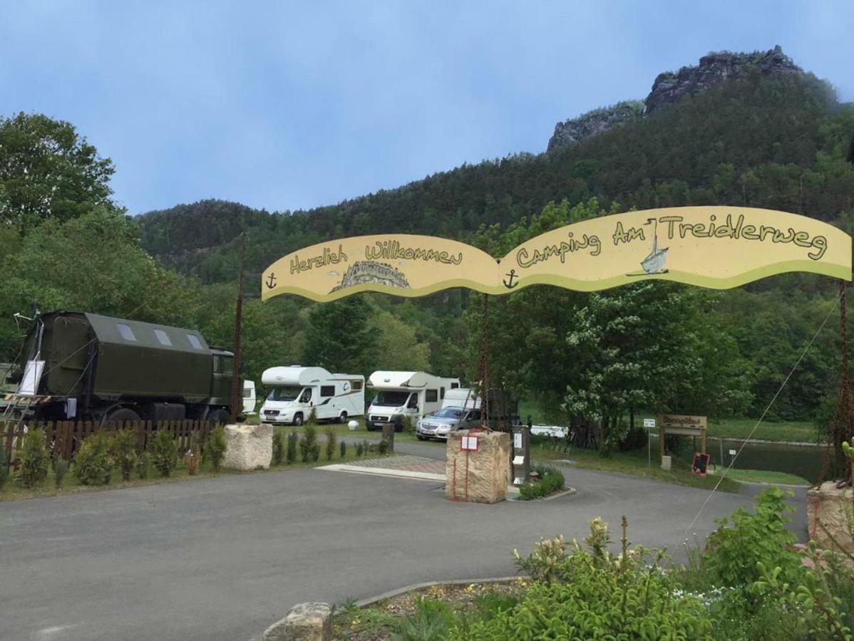 Campingplatz Am Treidlerweg Königstein an der Elbe Kültér fotó